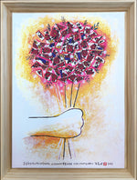 조영남 <나 그대에게 꽃을 드리리> Unique Edition (1/1)> 33.4cm X 24.2cm(4호)